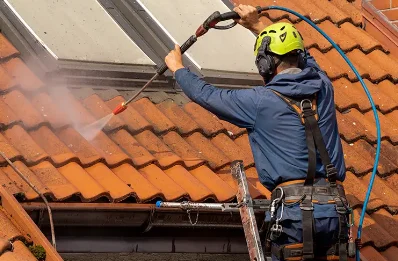 Démoussage et hydrofuge de toiture à Nizerolles